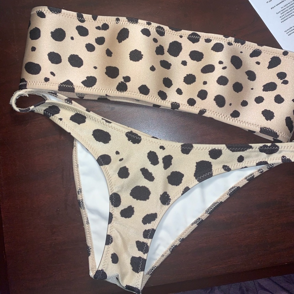 Triangl Cheetah Bikini BOTTOMS ONLY [Size XS]